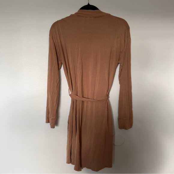 Skims sleep knit robe in Camel - Picture 6 of 6